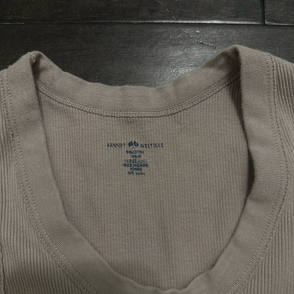 brandy ribbed cropped connor tank - Picture 3 of 3